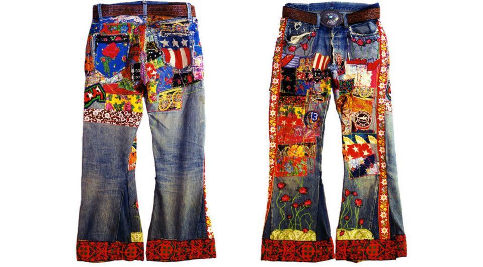 levi's 1974 bell bottom jeans