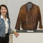 Albert Einstein Levi leather jacket